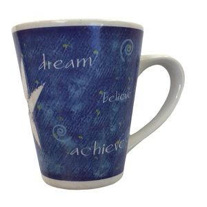 Mary Kay Dream Believe Achieve Blue Star Coffee Latte‎ Tea Mug